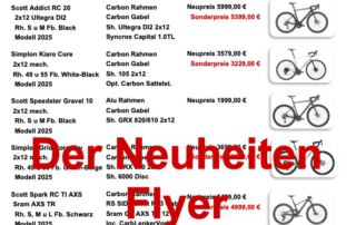 Feine Fahrräder Testparts zu Sonderpreisen 
